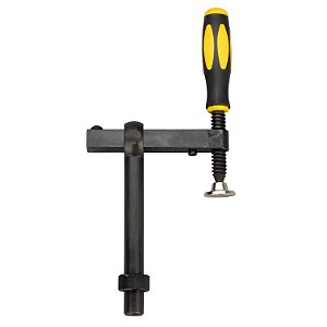 Professional Sargento Grampo de fixação, D 16, 280x120 mm, cabo em plástico ‐ brunido / nitretado AGORATEC A2-160610