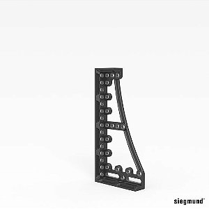 Esquadro de encosto e de fixação 800 GK direita ‐ Nitretado - SG2-280146.N