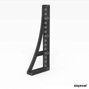 Esquadro de encosto e de fixação 750 G esquerda ‐ Nitretado - SG2-280166.N