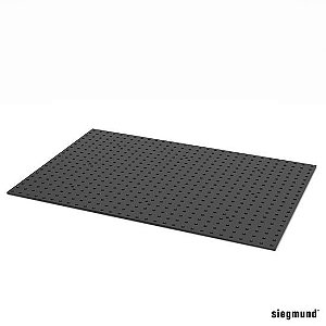 Placa perfurada X8.7 1500x1000x12 - Nitretado a plasma - SG2-164014.X7