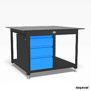 Workstation 1212 meio fechado incl. 3 gavetas - SG2-164607