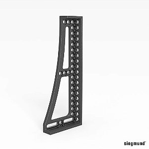 Esquadro de encosto e de fixação 500 GK esquerda ‐ Nitretado - SG2-160134.N