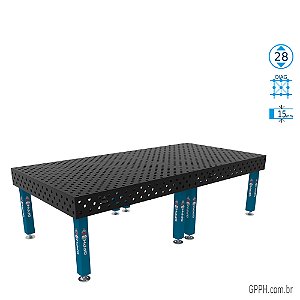 Mesa PRO 3000x1480x200 Ø28 - DIAG Grade 100x100 GPPH - GPPR300148.1D.28