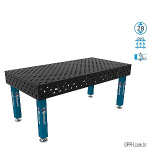 Mesa PRO 2000x1000x200 Ø28 - DIAG Grade 100x100 GPPH - GPPR200100.1D.28