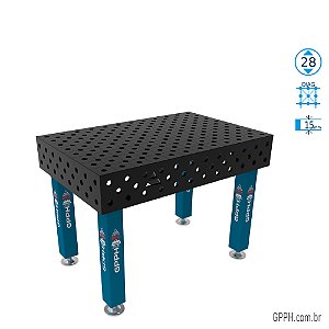 Mesa PRO 1200x800x200 Ø28 - DIAG Grade 100x100 GPPH - GPPR12080.1D.28