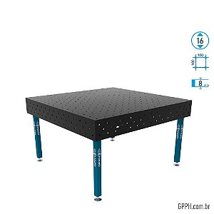 Mesa ECO 1500x1480x200 Ø16 - Grade 100x100  GPPH - GPEC150148.1.16