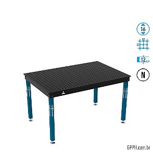 Mesa BASIC 1500x1000 - Ø16 Nitretada Grade 50x50  GPPH - GPB150100.2.16N