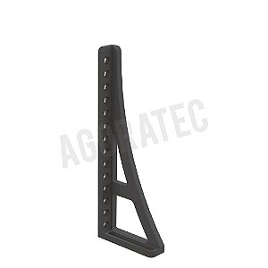 Esquadro de encosto e de fixação 750 G direita reforçado AGORATEC ‐ Nitretado ‐ A2-280167.N
