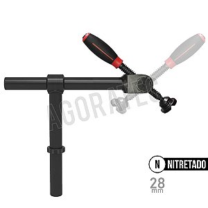 Sargento tubular Universal para mesa de solda ‐ nitretado - A2-280604.N