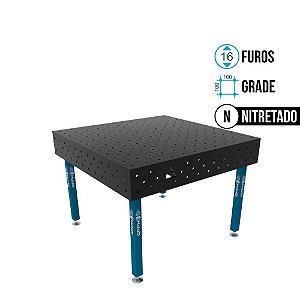 Mesa ECO 1200x1200x200 Ø16 - GPPH NITRETADA Grade 100x100  - GPEC120120.1.N16