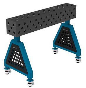 Cavalete com bloco 1000x200x200 PRO D28 GPPH TRESTLE - nitretado GPTR100-1D-28PR-ROD