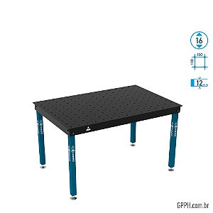Mesa BASIC 1500x1000 - Ø16 Grade 100x100  GPPH - GPB150100.1.16