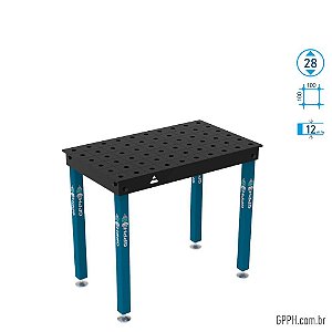 Mesa BASIC 1000x600 Ø28 - Grade 100x100 GPPH - GPB10060.1.28N