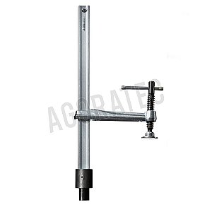 Sargento / Grampo de Fixação para Mesa de Solda, Sistema 16, 300x100mm, com Fuso e Rótula cabo em T  - TW16-30-10K
