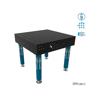 Mesa PLUS 1000x1000x200 Ø16 - Grade 50x50 GPPH - GPPL100100.2.16