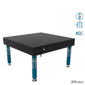 Mesa PLUS 1500x1480x200 Ø16 - Grade 50x50 GPPH - GPPL150148.2.16