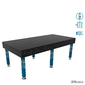 Mesa PLUS 2400x1200x200 Ø16 - Grade 50x50 GPPH - GPPL240120.2.16