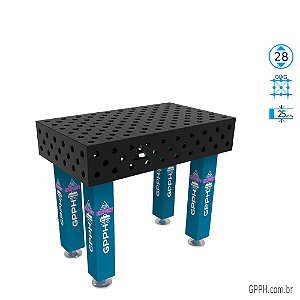Mesa EXPERT 1000x600x200 Ø28 - DIAG Grade 100x100 GPPH - GPEX10060.1D.28