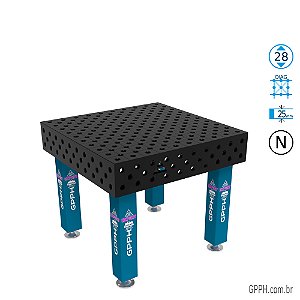 Mesa EXPERT 1000x1000 Ø28 - nitretada DIAG Grade 100x100 GPPH - GPEX100100.1D.28N