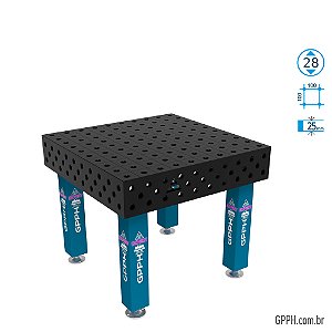 Mesa EXPERT 1000x1000 Ø28 - Grade 100x100 GPPH - GPEX100100.1.28