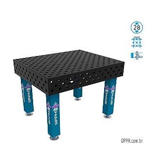 Mesa EXPERT 1200x1000x200 Ø28 - DIAG Grade 100x100 GPPH - GPEX120100.1D.28