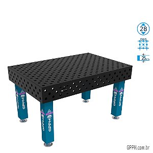 Mesa EXPERT 1500x1000x200 Ø28 - DIAG Grade 100x100 GPPH - GPEX150100.1D.28