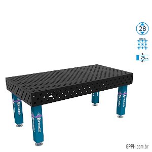 Mesa EXPERT 2000x1000x200 Ø28 - DIAG Grade 100x100 GPPH - GPEX200100.1D.28