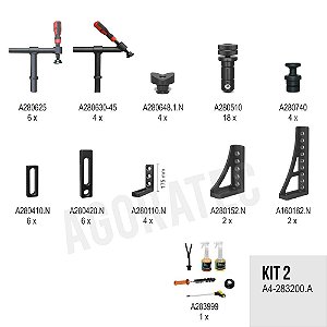 Kit de fixadores - Kit 2 - A4-283200.A