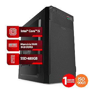 Computador Intel® Core™ I5 de 4ª Geração, RAM de 8GB, SSD 480GB, Linux | TCN