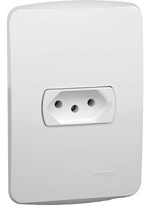 CONJUNTO TOMADA 2P+T 10A 250V PL/BR S3B60340