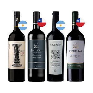 Kit Tops da América do Sul - 4 garrafas