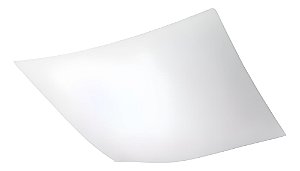 Plafon Luminaria Quadrado Solari 2 E-27 Branco Taschibra