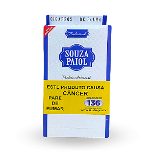 PALHEIRO SOUZA PAIOL TRADICIONAL | Caixa c/ 10 carteiras x 20 palheiros