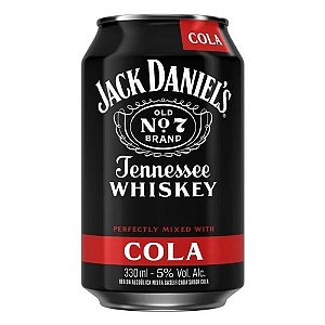 Jack Daniels Lata 330ml Whisky Drink Com Cola Original