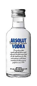 MINIATURA VODKA ABSOLUT NATURAL 50ML