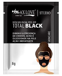 Máscara Facial Peel Off Total Black Max Love