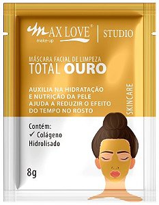 Máscara Facial Peel Off Total Ouro Max Love