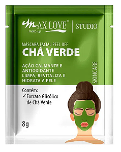 Máscara Facial Peel Off Chá Verde Max Love