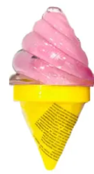 Brilho Labial Ice Cream Maria Pink Amarelo