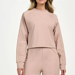 Blusa Elástico Personalizado Nude - ALTO GIRO