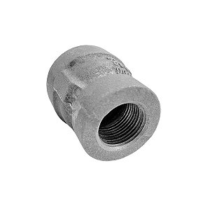 LUVA DE REDUCAO 3/4 X 1/2 NPT PRETO - 300LBS