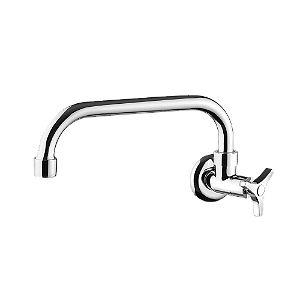Torneira Cozinha Parede Bica Média 1164 C30 Cromado