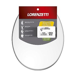 Assento Formatta Soft Close Branco Lorenzetti