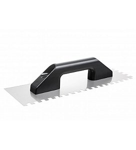 DESEMPENADEIRA AÇO DENTADA 380X120 MM D10X10MM CABO PLASTICO CORTAG