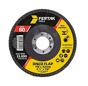 DISCO FLAP GRAO 80 P/ACAB 4-1/2 2819 FERTAK