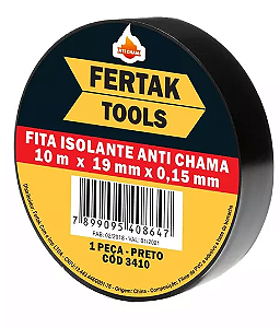 FITA ISOLANTE ANTICHAMAS 19MMX20M 10PC 3420 FERTAK