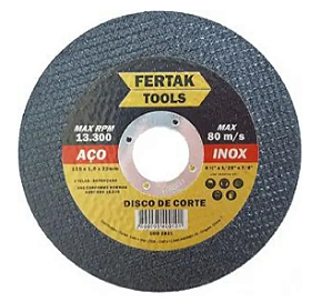 DISCO DE CORTE PARA INOX 115X1,2 2821 FERTAK