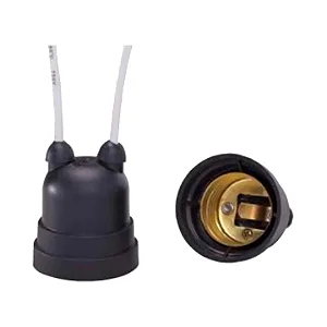 Soquete E27 Preto Com Rabicho Pop 8225 Fertak