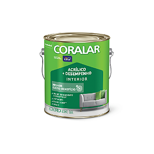 TINTA CORALAR ACR FO BR GELO 3,6L CORAL