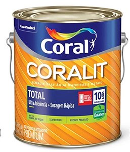 TINTA CORALIT ESM AB PLATINA 3,6L CORAL